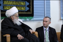 گزارش تصویری: دیدار نماینده دبیرکل سازمان ملل در عراق با حضرت آیت الله العظمی صافی گلپایگانی
