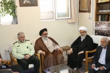دیدار جمعی از مسئولان ورامین با حجت الاسلام و المسلمین حاج حسن صافی