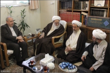 گزارش تصویری : دیدار وزیر آموزش و پرورش با حضرت آیت الله العظمی صافی گلپایگانی