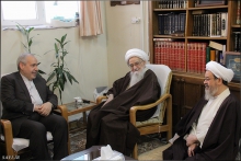 گزارش تصویری : دیدار وزیر آموزش و پرورش با حضرت آیت الله العظمی صافی گلپایگانی
