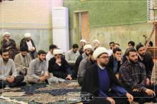 گزارش تصویری دیدار جمعی از طلاب و فضلای ایلامی مقیم قم با استاد حاج شیخ محمد حسن صافی گلپایگانی